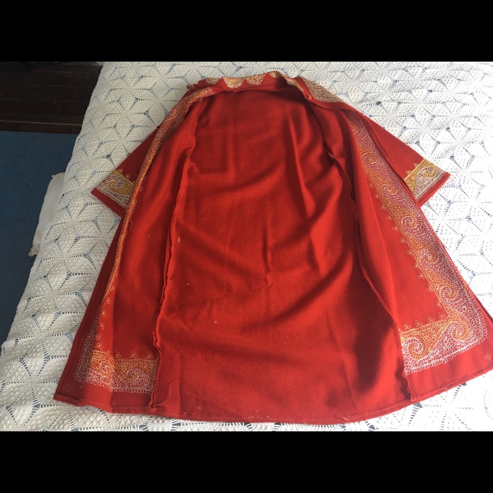 Vintage HandMade Robe Caftan Asian Middle Eastern - Picture 3 of 8